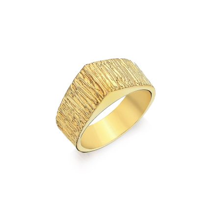 angled ring gold