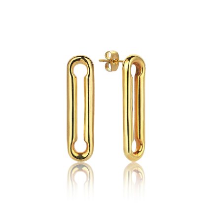 chainy earring gold